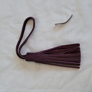 New Portland Leather Goods Classic Tassel in plum